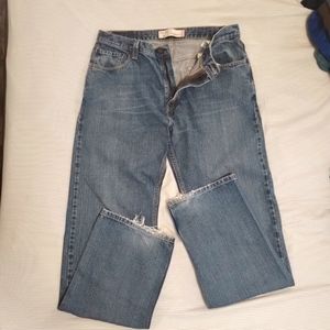 Levis 559 Red Tag, 500 series Mens 36/36 Relaxed straight leg, med-wash jeans